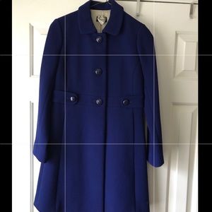 J Crew Petite 0 Wool Coat